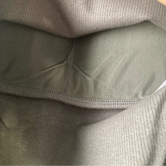 Alphalete Monach Cut Out Bodysuit Dark Grey One Piece Gym Workout Wear BNWT - Picture 11 of 16